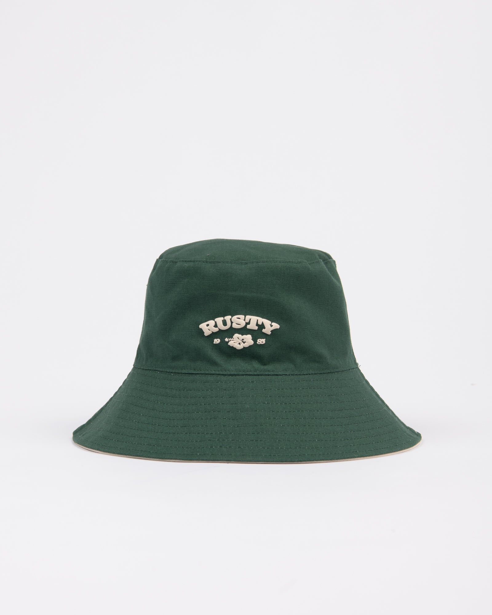 Aloha Reversible Bucket Hat Oatmeal Rusty Australia