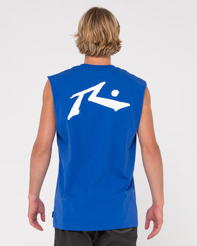 Man wearing Competition Muscle in Royal Blue