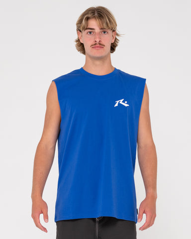 Man wearing Competition Muscle in Royal Blue