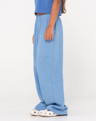 Girl wearing Sweet Water Pant Girls in Yonder Blue