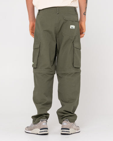 Man wearing Transformer Ripstop Cargo Pant in Army