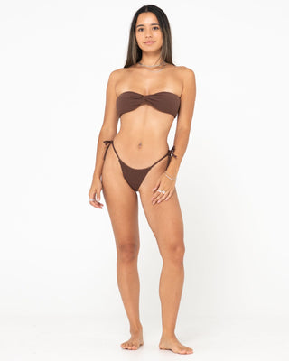 Woman wearing Lucky Brazilian Ties Bikini Pant in Java