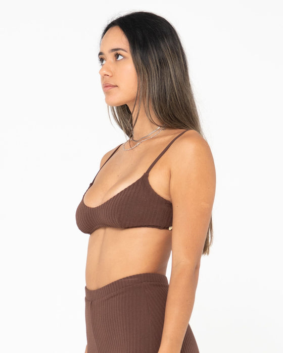 woman-wearing-lucky-bralette-bikini-top-in-java