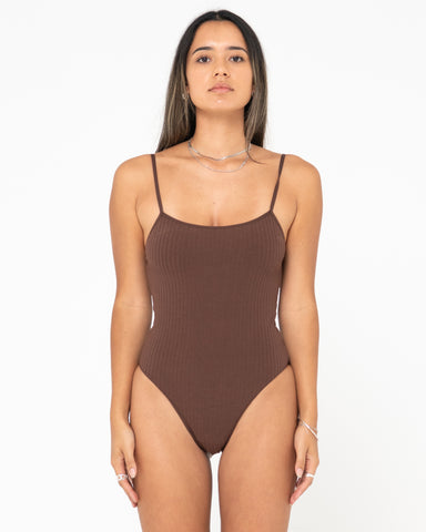 Woman wearing Lucky One Piece in Java