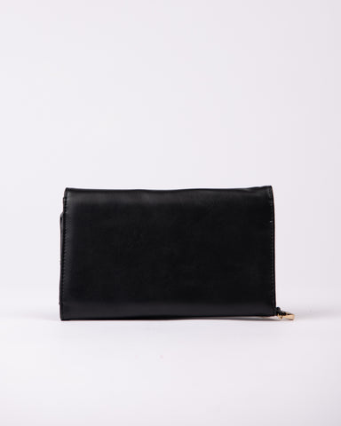 Womans Eve Travel Wallet in Black