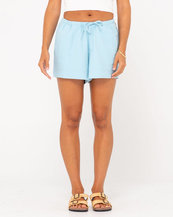 woman-wearing-hampton-relaxed-fit-short-in-mist-blue