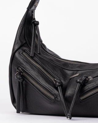 Womans Melrose Shoulder Bag in Black
