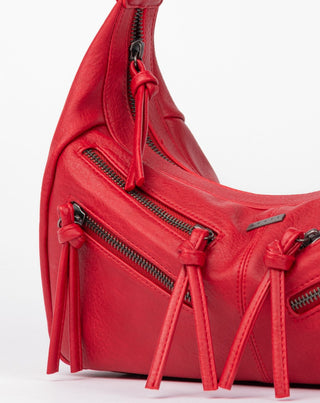 Womans Melrose Shoulder Bag in Red
