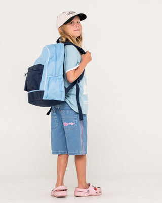Girls Academy Backpack Girls in Retro Blue