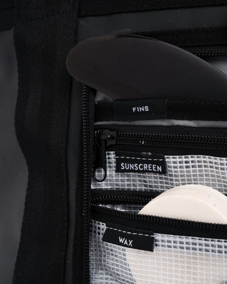 Mens Boodj Technical Surf Tote Bag in Black