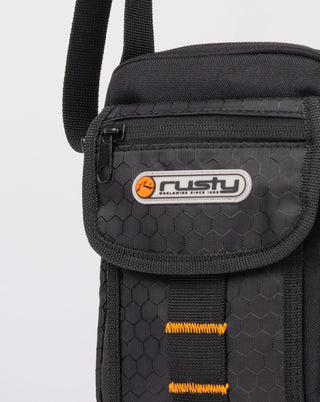 Mens Voltage Crossbody Bag in Black