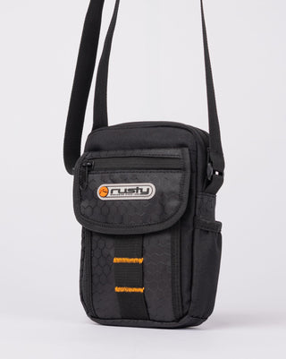 Mens Voltage Crossbody Bag in Black
