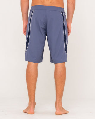 Man wearing Charger Boardshort in China Blue