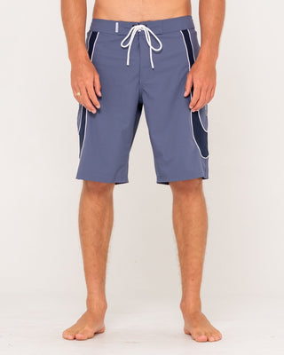 Man wearing Charger Boardshort in China Blue