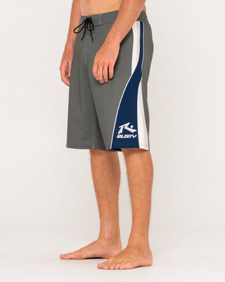 Man wearing Plot Twist Boardshort in Shadow Army