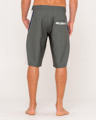 Man wearing Plot Twist Boardshort in Shadow Army