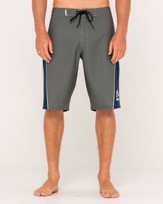 Man wearing Plot Twist Boardshort in Shadow Army