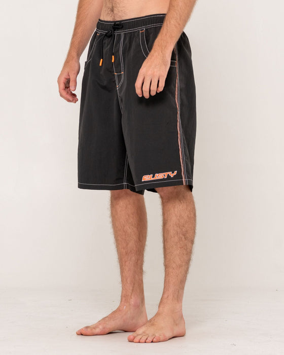 man-wearing-flip-daddy-boardshort-in-black-2