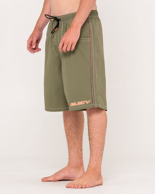 Man wearing Flip Daddy Boardshort in Savanna 1