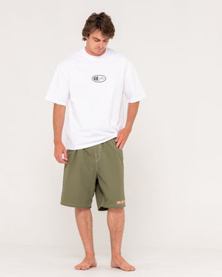 Man wearing Flip Daddy Boardshort in Savanna 1