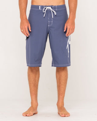 Man wearing Fixed Competition Revolution Boardshort in China Blue