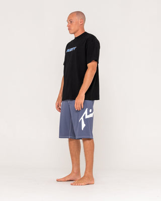 Man wearing Fixed Competition Revolution Boardshort in China Blue