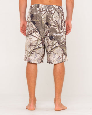 Man wearing Flip Rambo Elastic Waist Boardshort in Camo