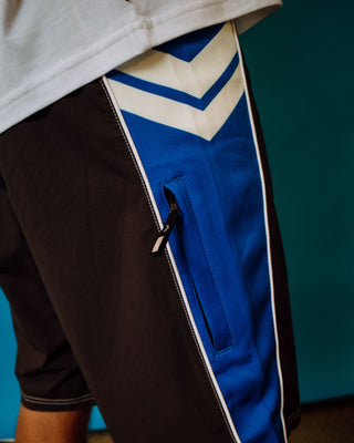 Man wearing Stone Cold Fixed Waist Boardshort in Coal