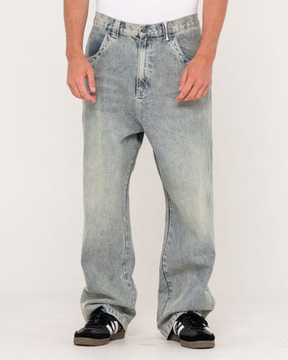 Man wearing Flip Daddy Tapeless Jean - Dirty Dawg in Dirty Dawg