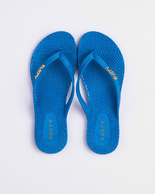 Womans Flip Out Thong in Azure Blue