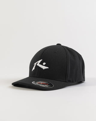 Mens Chronic 4 Flexfit Cap in Black 2