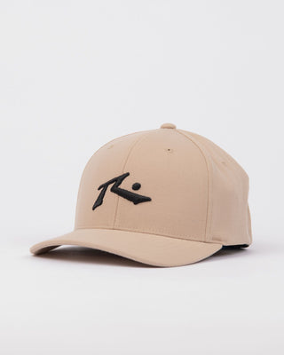 Mens Chronic 4 Flexfit Cap in Khaki 1