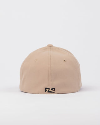 Mens Chronic 4 Flexfit Cap in Khaki 1