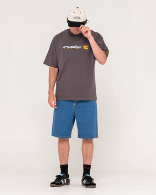 Mens Kick Flip Dad Cap in Oatmeal 1