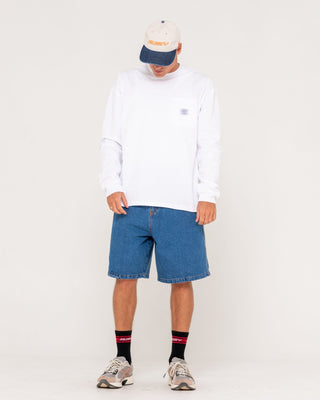 Mens Artic Dad Cap in Deep Sea Blue 1