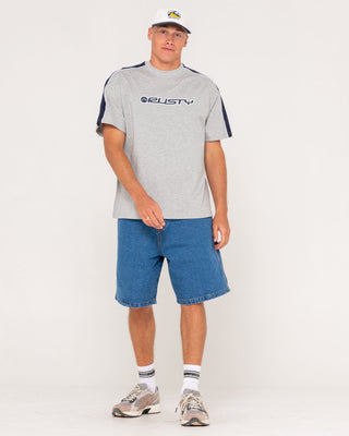 Mens Division Dad Cap in Navy Blue