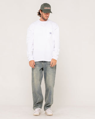 Mens Reverb Dad Cap in Shadow Army