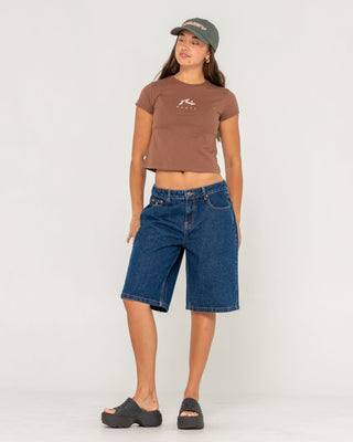 Mens Reverb Dad Cap in Shadow Army