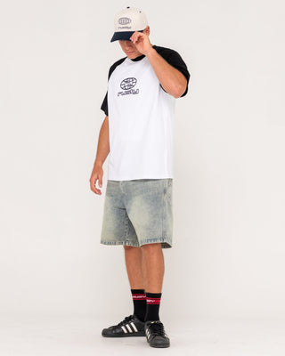 Mens Internazionale Snapback Cap in Navy Blue