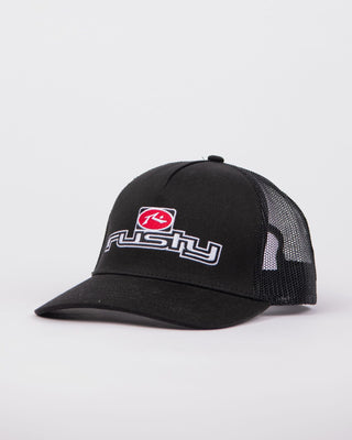 Mens Boonta Trucker Cap in Black