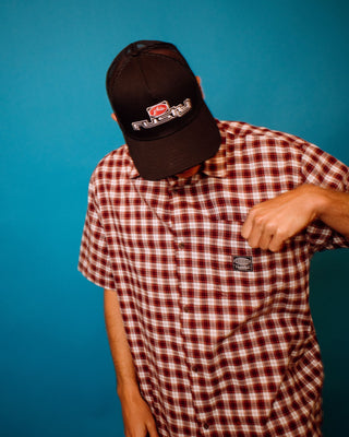 Mens Boonta Trucker Cap in Black