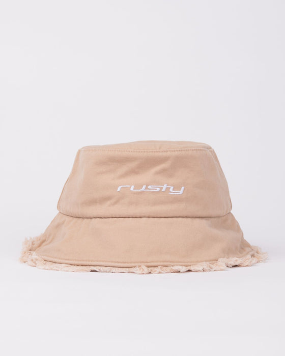 girls-glimmer-bucket-hat-girls-in-taupe