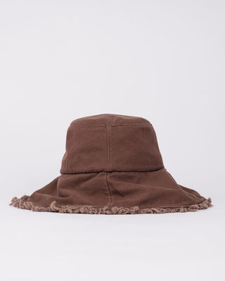 Womans Gleam Organic Bucket Hat in Java
