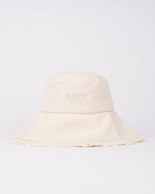 Womans Gleam Organic Bucket Hat in Natural