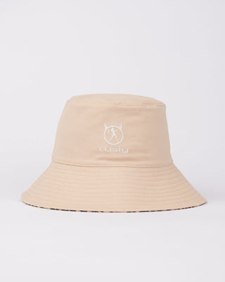 Womans Lennie Leopard Reversible Bucket Hat in Java