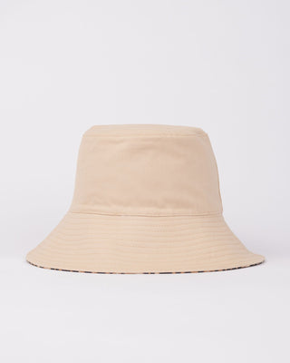 Womans Lennie Leopard Reversible Bucket Hat in Java