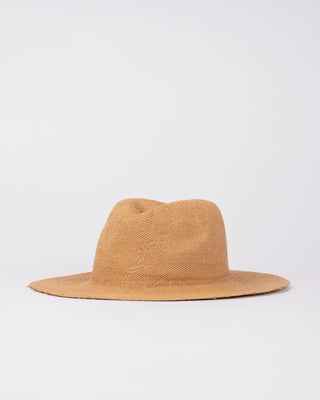 Mens Dean Crushable Straw Hat in Caramel