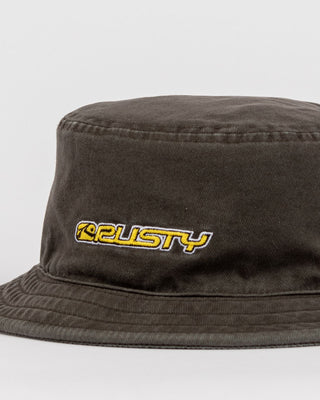 Mens Reverb Reversible Bucket Hat in Coal