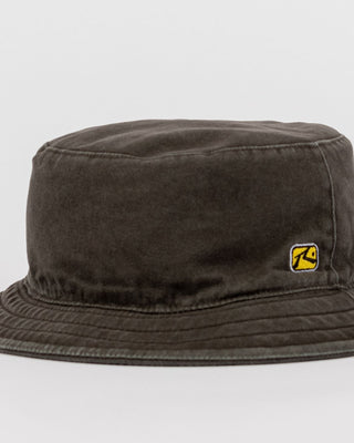 Mens Reverb Reversible Bucket Hat in Coal