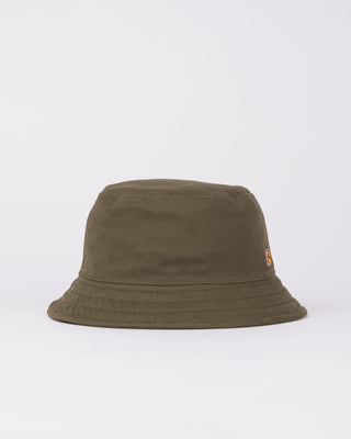 Mens Reverb Reversible Bucket Hat in Shadow Army